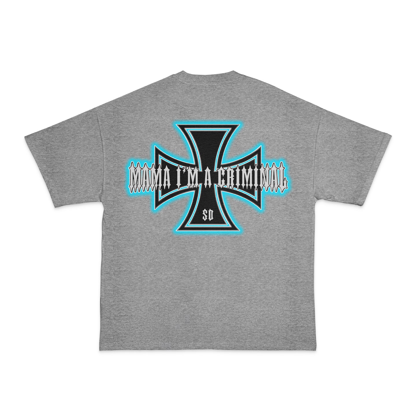 Calssic Blue Iron Cross T-Shirt