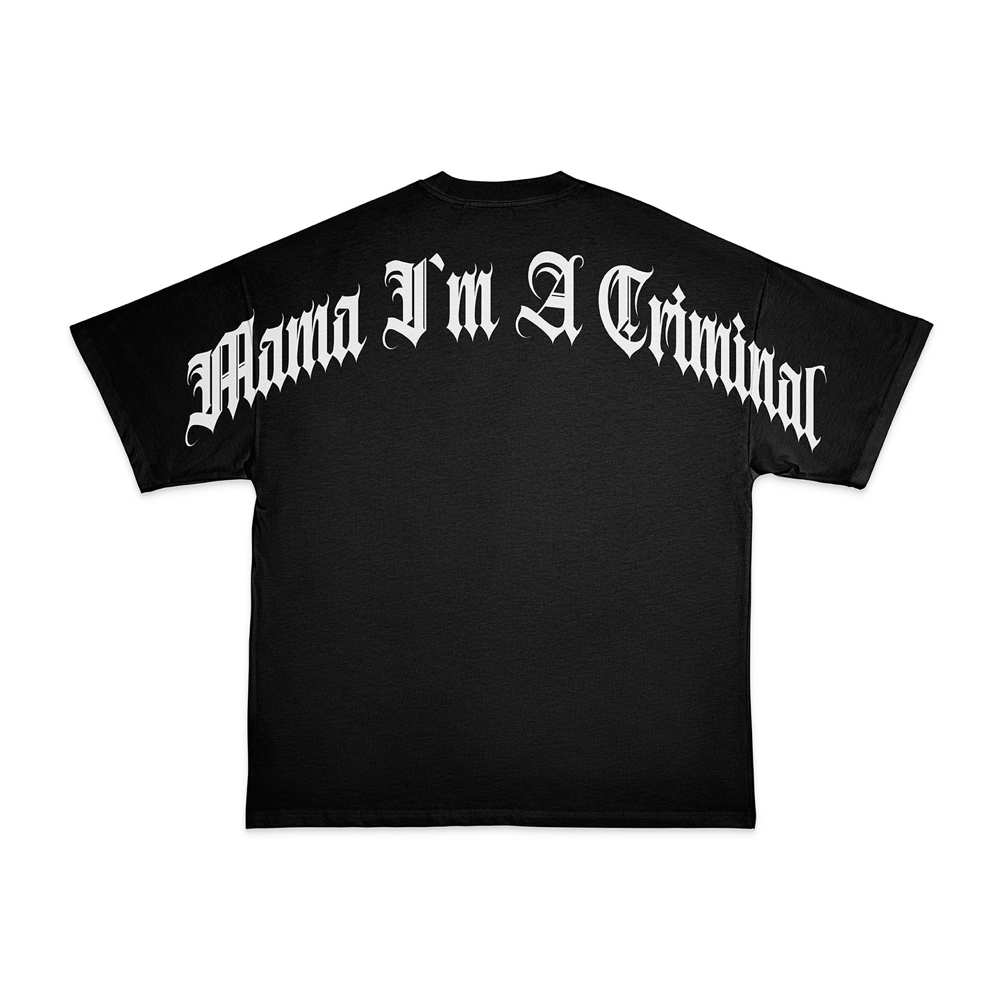 Heavy Cotton Premium Curved Logo T-Shirt BLK