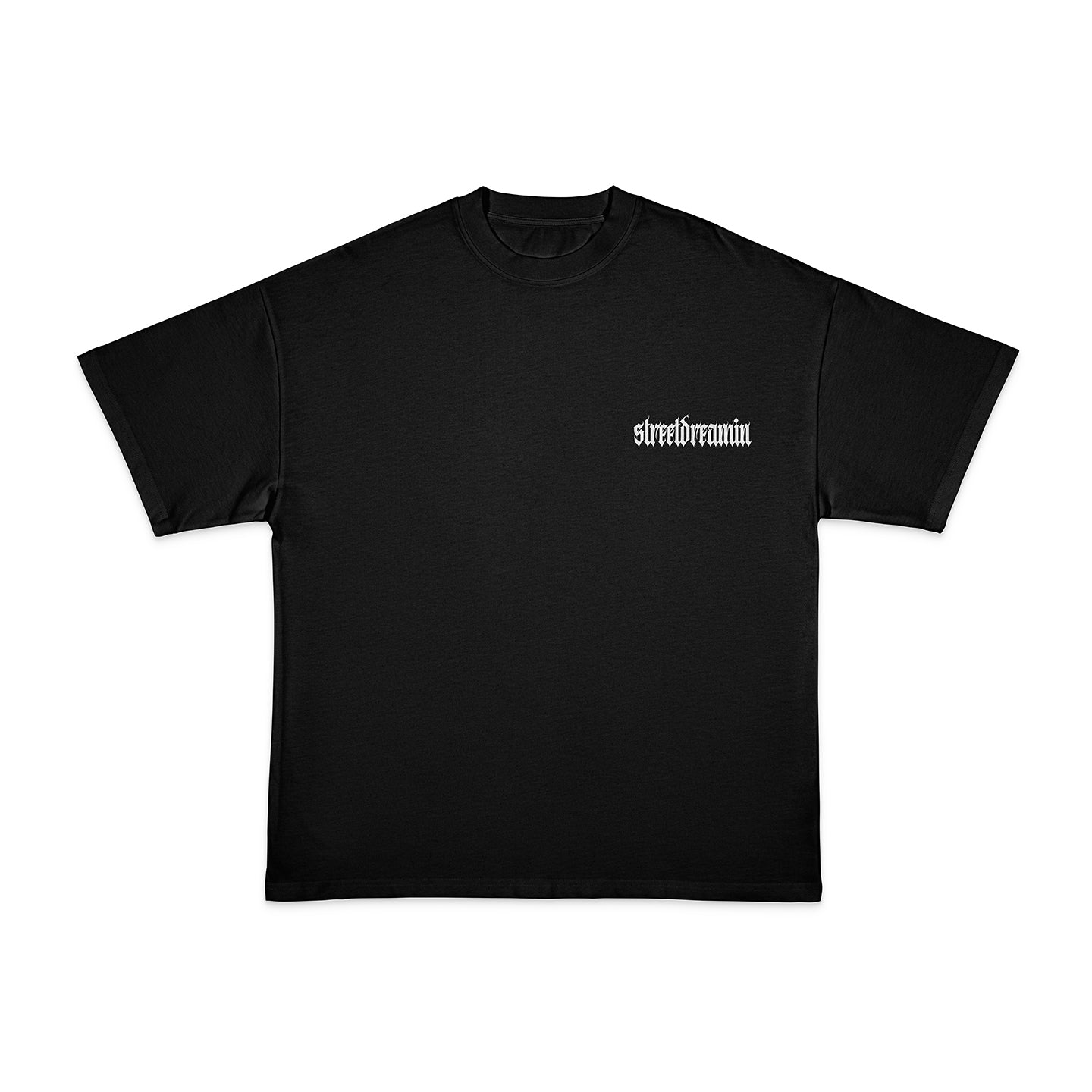 Heavy Cotton Premium Curved Logo T-Shirt BLK